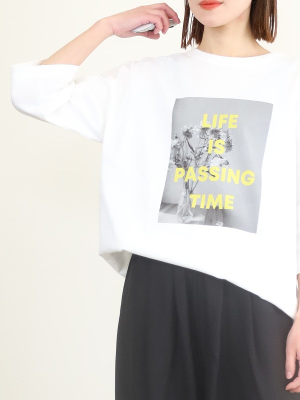 【siro de labonte】前後両用フォトTシャツ