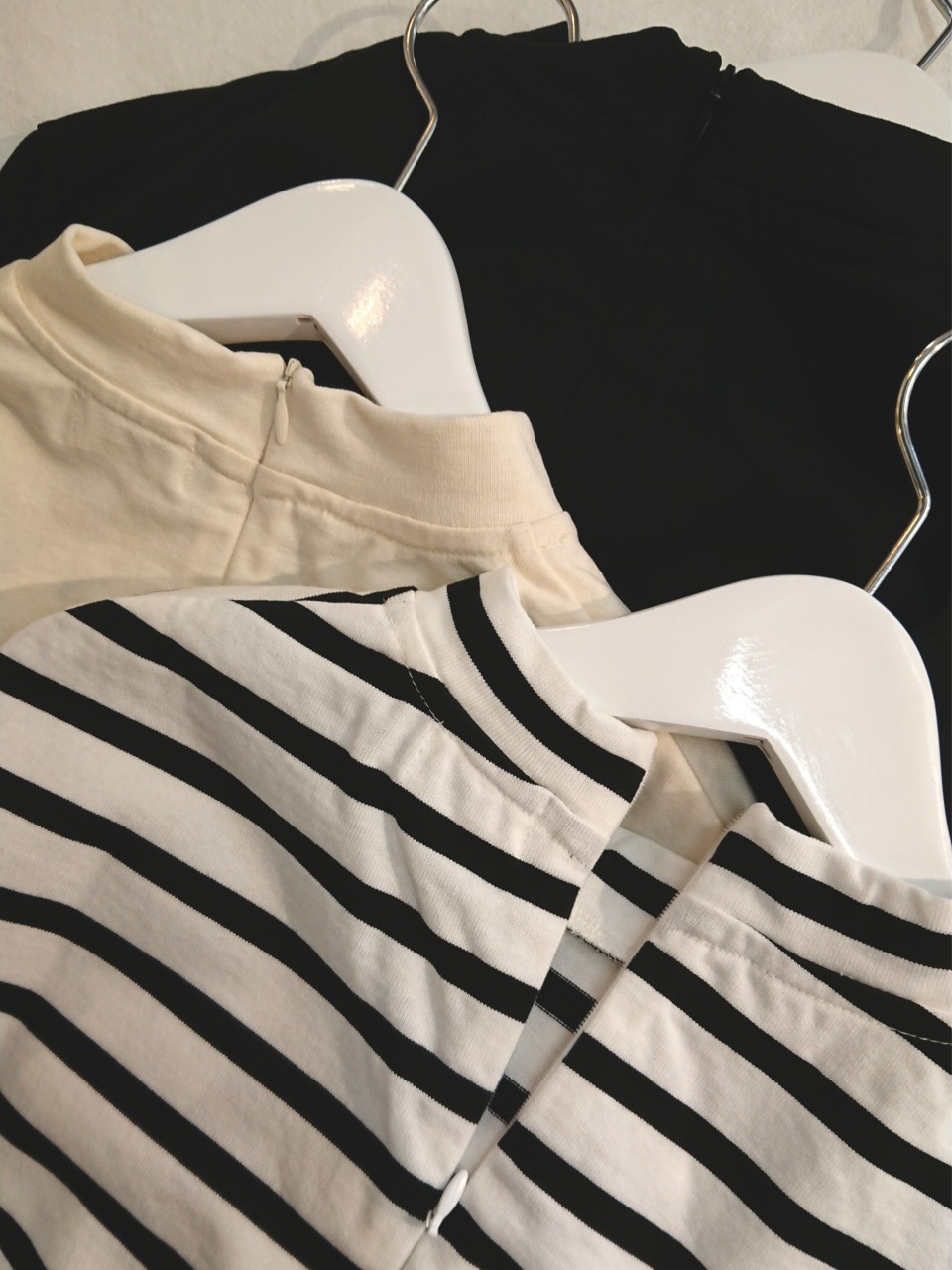 【SONO】 ハイネック長袖スクエアカットソー