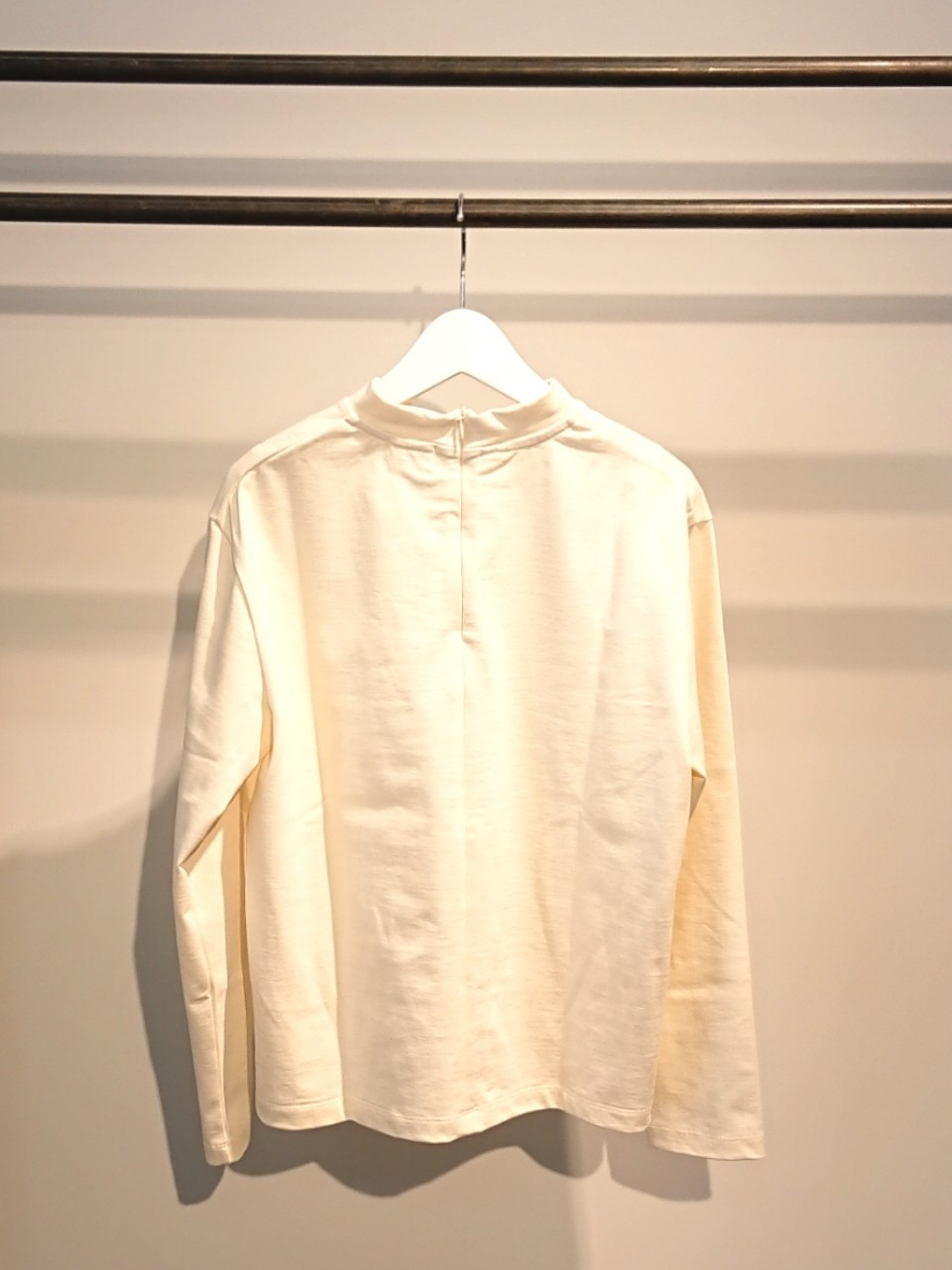 【SONO】 ハイネック長袖スクエアカットソー