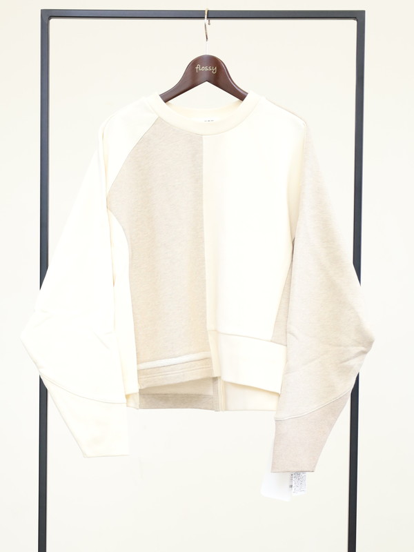 【CEaRET】異素材コンビスウェットトップス