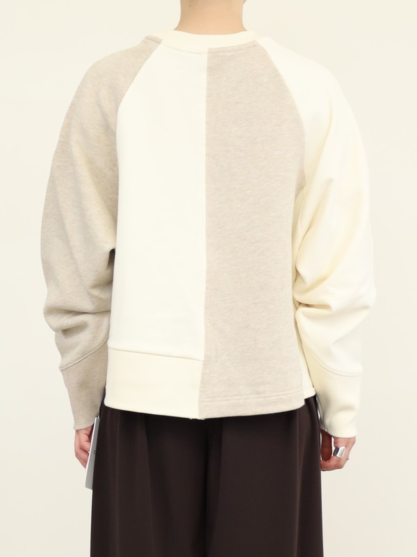 【CEaRET】異素材コンビスウェットトップス