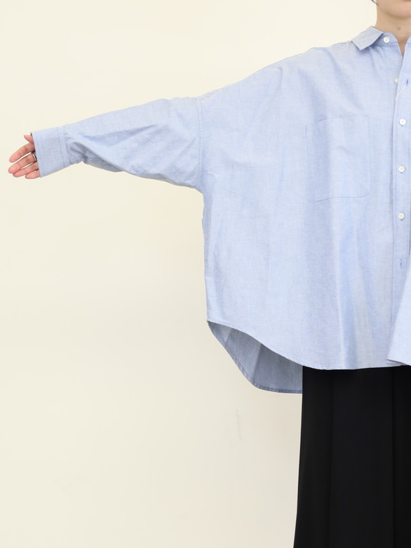【LeMelange】オックスオーバーシャツ