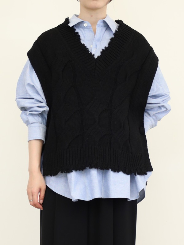 【LeMelange】オックスオーバーシャツ