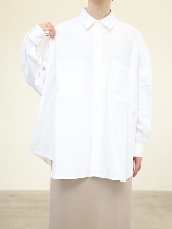 【LeMelange】オックスオーバーシャツ