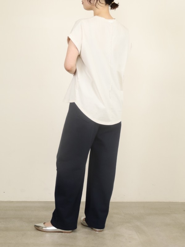 【MICA&DEAL】”LAIA”ヘムラウンドTシャツ