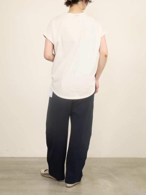 【MICA&DEAL】”LAIA”ヘムラウンドTシャツ