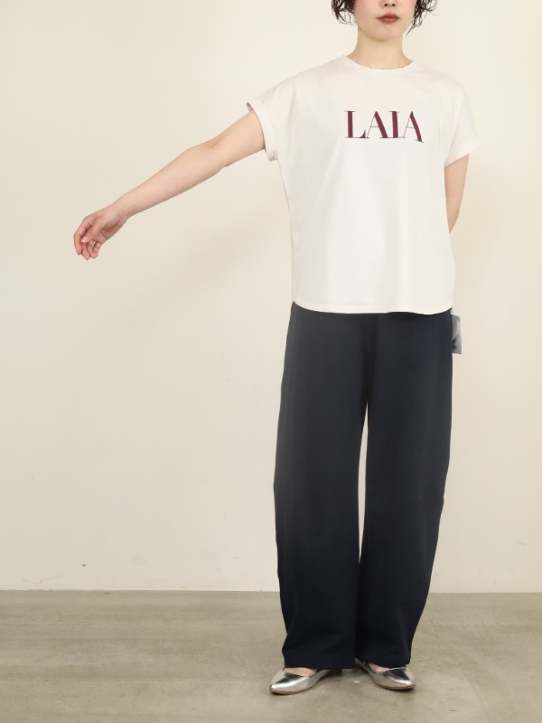 【MICA&DEAL】”LAIA”ヘムラウンドTシャツ