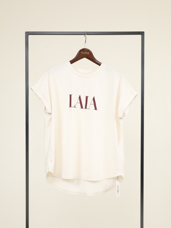 【MICA&DEAL】”LAIA”ヘムラウンドTシャツ