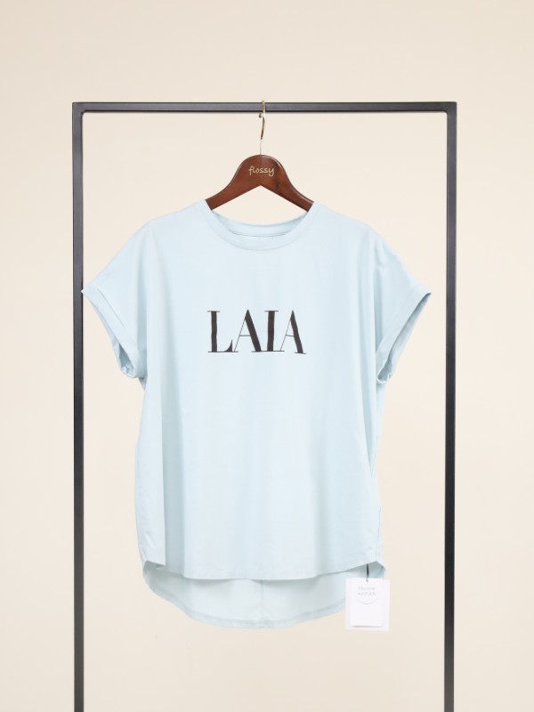【MICA&DEAL】”LAIA”ヘムラウンドTシャツ