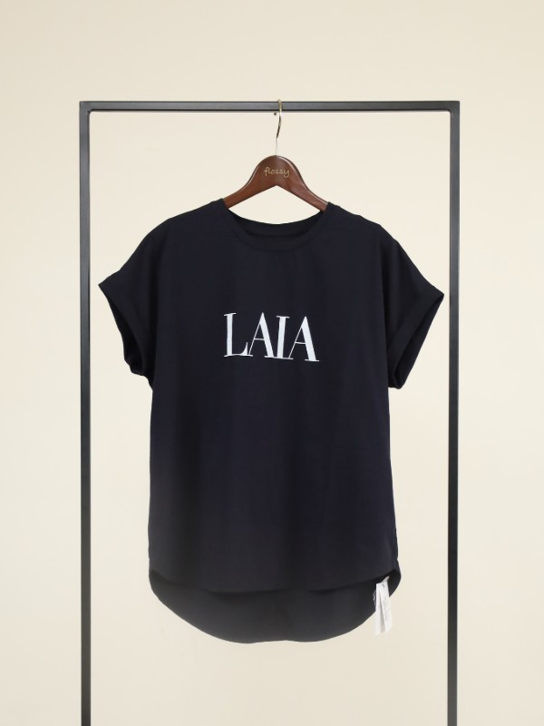 【MICA&DEAL】”LAIA”ヘムラウンドTシャツ