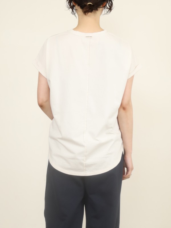 【MICA&DEAL】”LAIA”ヘムラウンドTシャツ