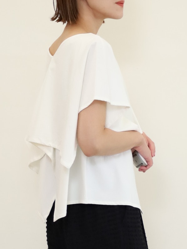 【CHIGNON】ハンカチーフカラーカットソー