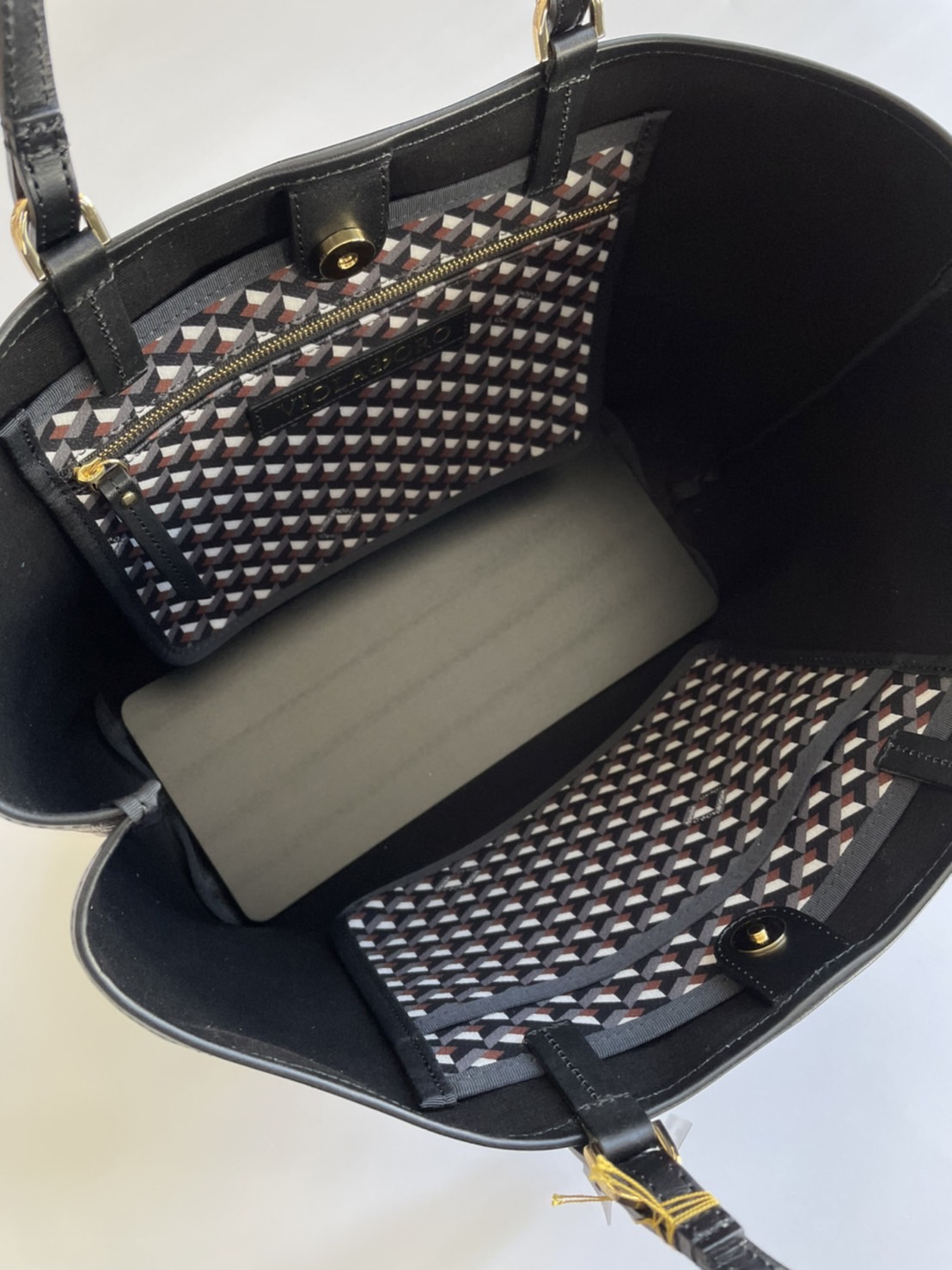 【VIOLAd'ORO】モノグラムA4トートバッグ V-1398