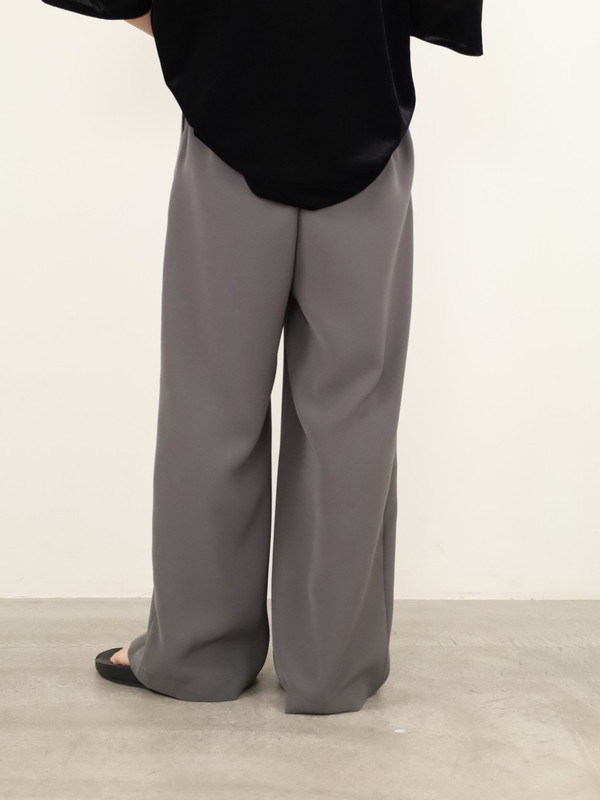 【trois】ダブルクロスワイドイージーパンツ