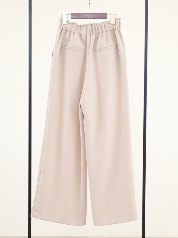 【trois】ダブルクロスワイドイージーパンツ