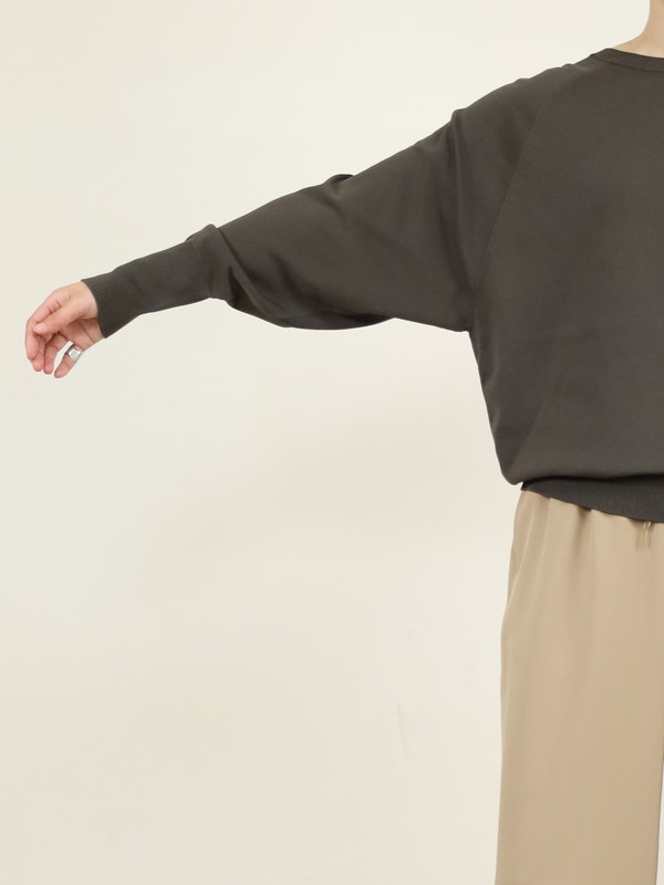 【Emmaculate】前後両用ドルマンスリーブニット 