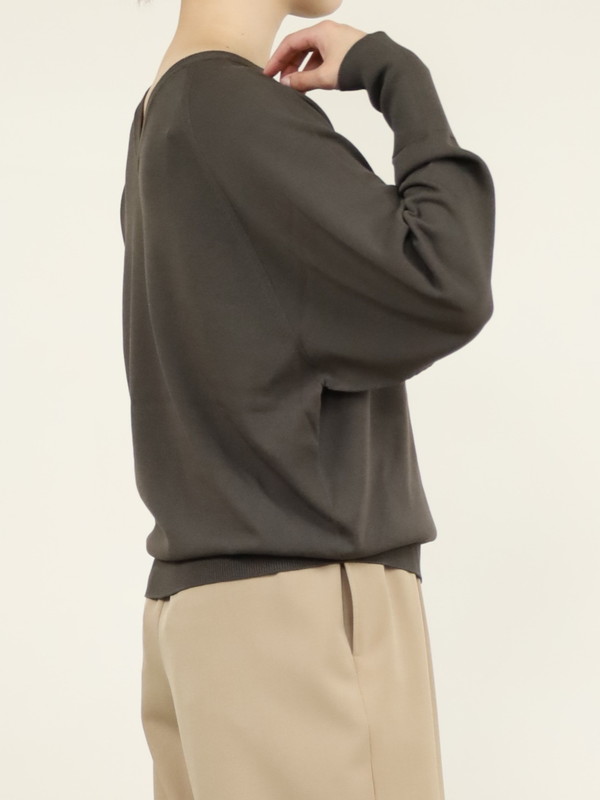 【Emmaculate】前後両用ドルマンスリーブニット 