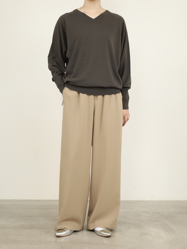 【Emmaculate】前後両用ドルマンスリーブニット 