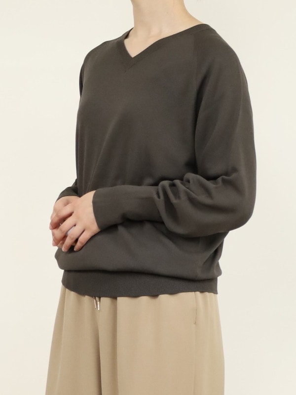 【Emmaculate】前後両用ドルマンスリーブニット 