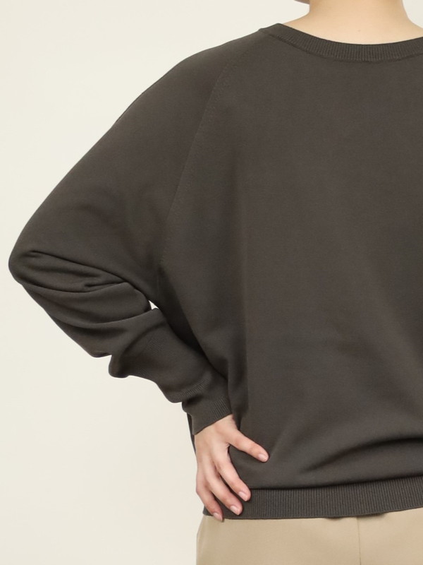 【Emmaculate】前後両用ドルマンスリーブニット 