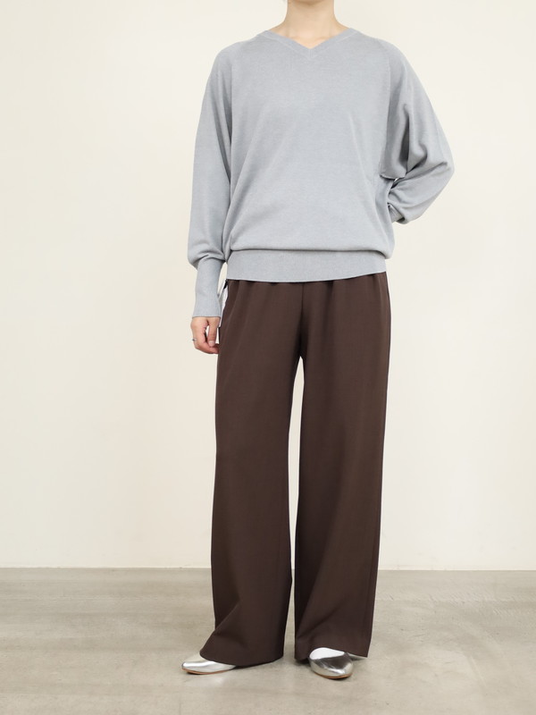 【Emmaculate】前後両用ドルマンスリーブニット 