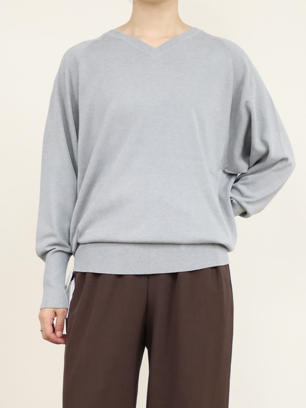 【Emmaculate】前後両用ドルマンスリーブニット 