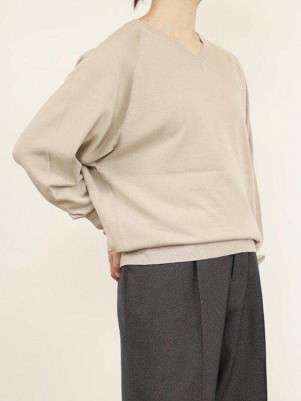 【Emmaculate】前後両用ドルマンスリーブニット 