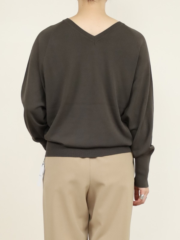 【Emmaculate】前後両用ドルマンスリーブニット 