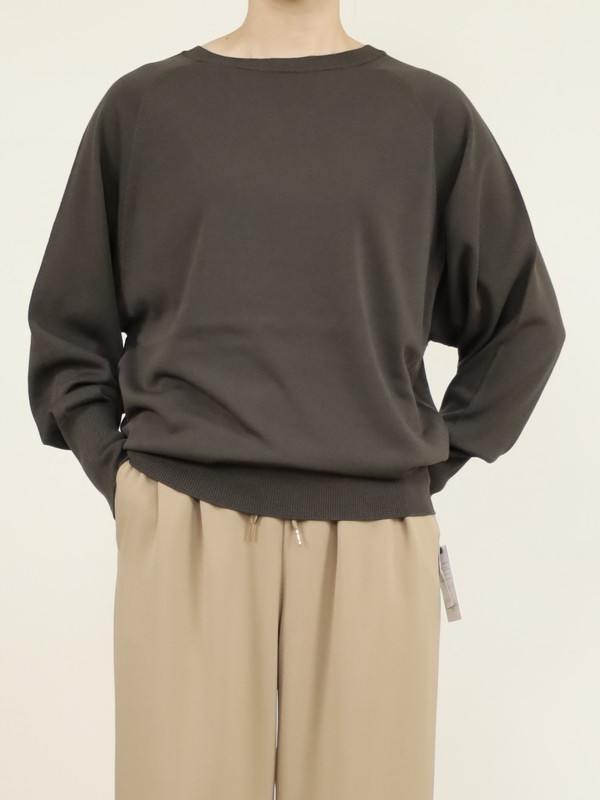 【Emmaculate】前後両用ドルマンスリーブニット 