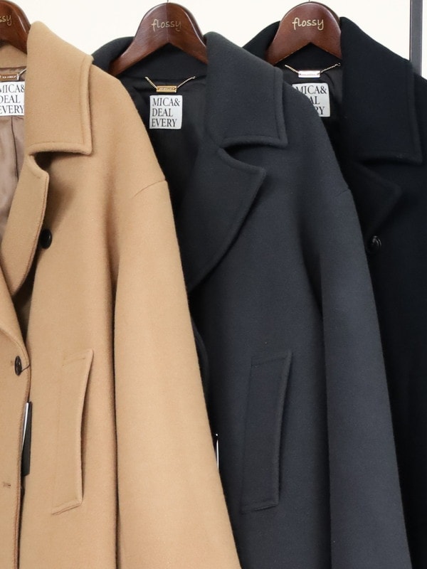 【MICA&DEAL】ファインメリノウールPコート