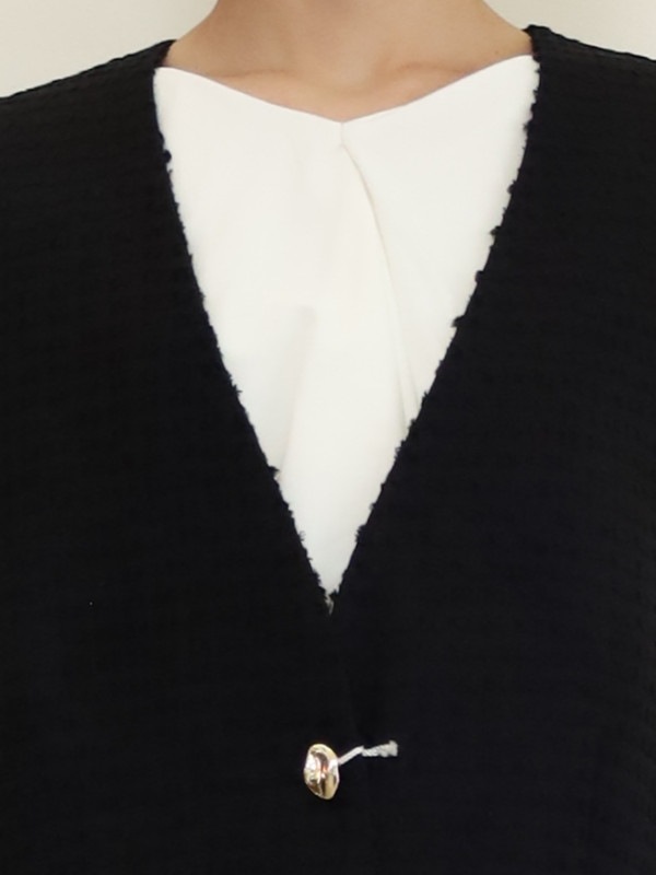【CHIGNON】ドットジャガードオーバージレ
