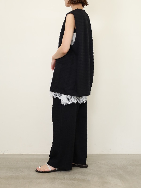 【CHIGNON】ドットジャガードオーバージレ