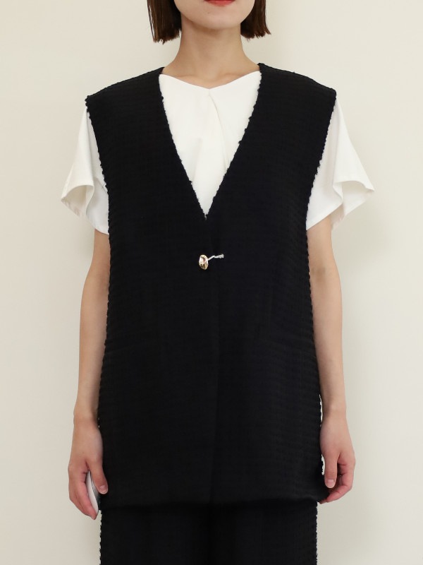 【CHIGNON】ドットジャガードオーバージレ