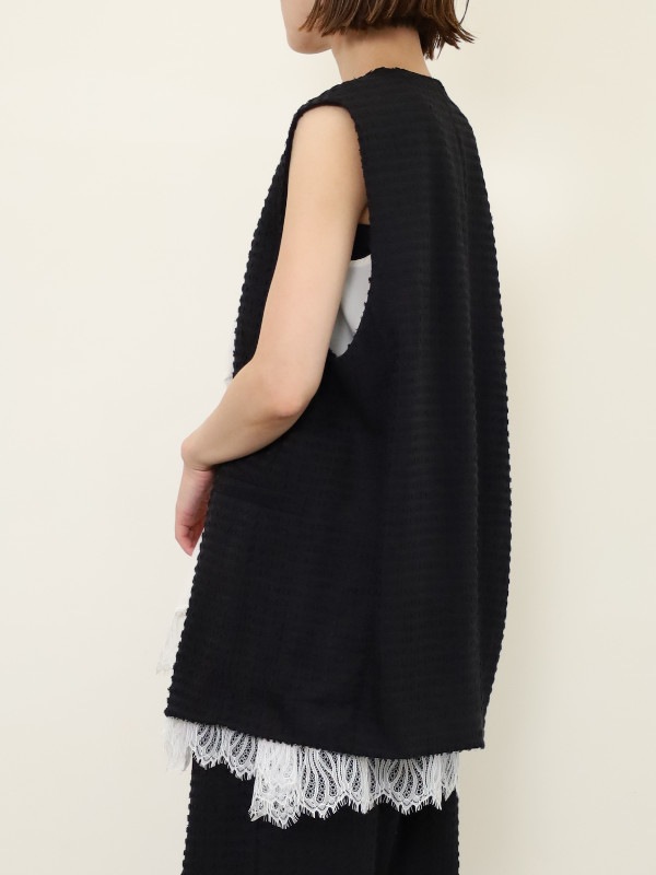 【CHIGNON】ドットジャガードオーバージレ