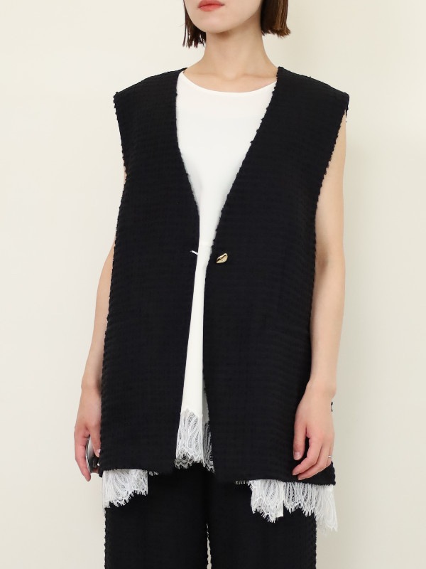 【CHIGNON】ドットジャガードオーバージレ