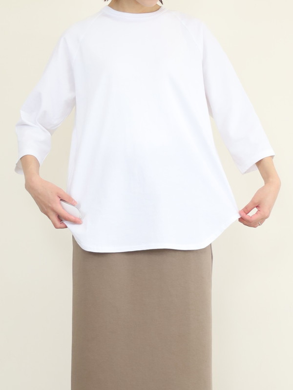 【LeMelange】7分袖ラグランカットソー