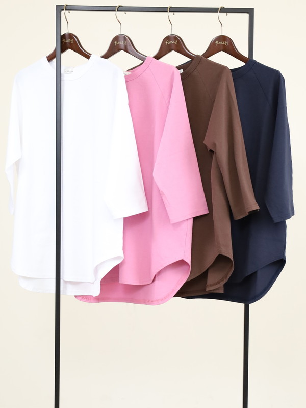 【LeMelange】7分袖ラグランカットソー