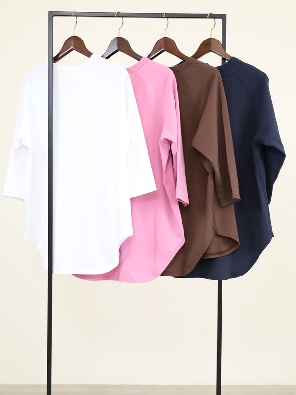 【LeMelange】7分袖ラグランカットソー