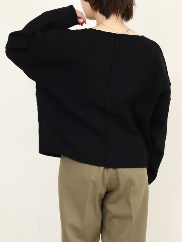 【VERSEAU】バイアスローゲージニット 