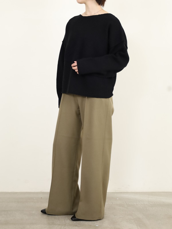 【VERSEAU】バイアスローゲージニット 