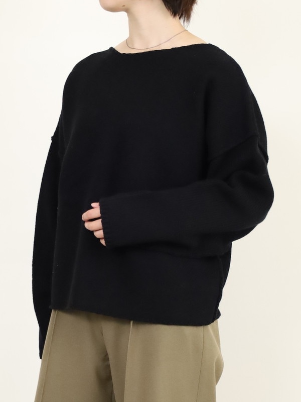 【VERSEAU】バイアスローゲージニット 