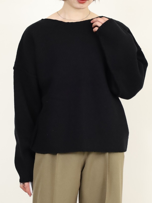 【VERSEAU】バイアスローゲージニット 