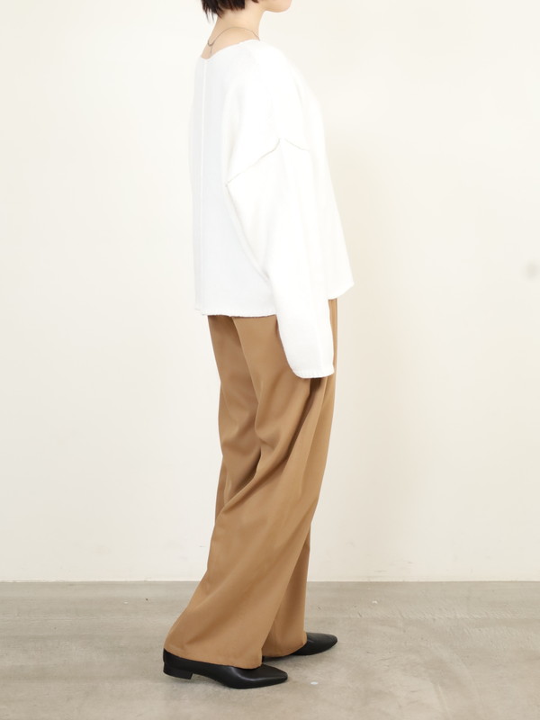 【VERSEAU】バイアスローゲージニット 