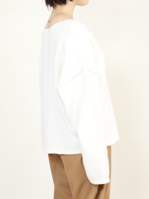 【VERSEAU】バイアスローゲージニット 