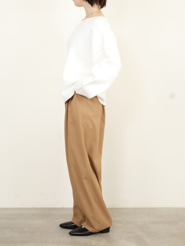 【VERSEAU】バイアスローゲージニット 