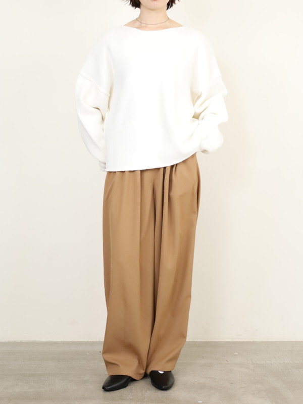 【VERSEAU】バイアスローゲージニット 