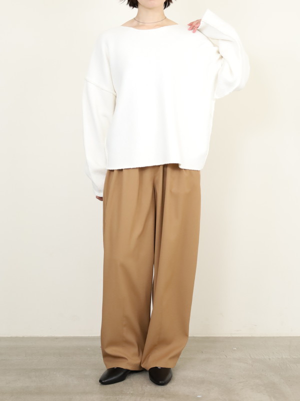 【VERSEAU】バイアスローゲージニット 