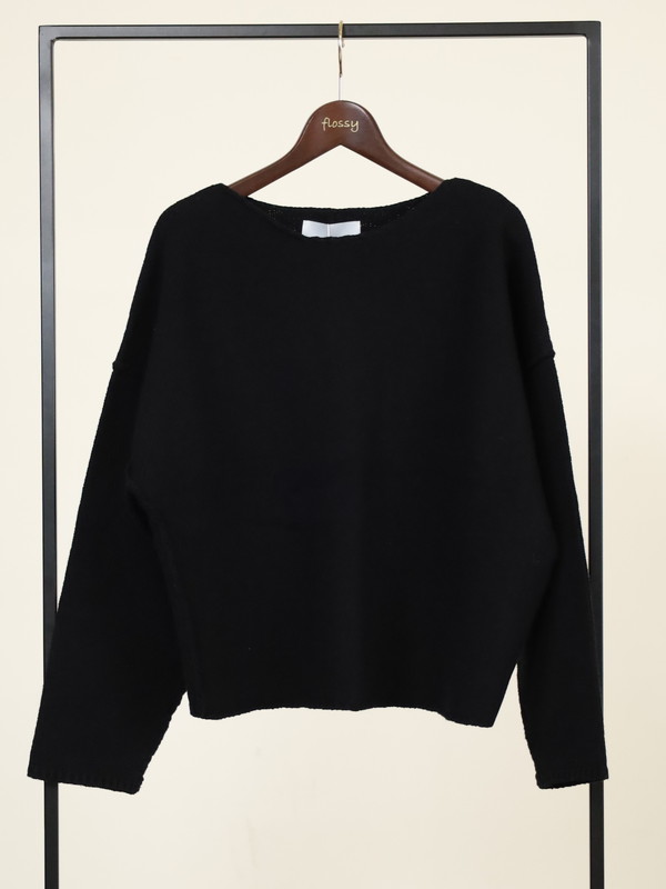 【VERSEAU】バイアスローゲージニット 