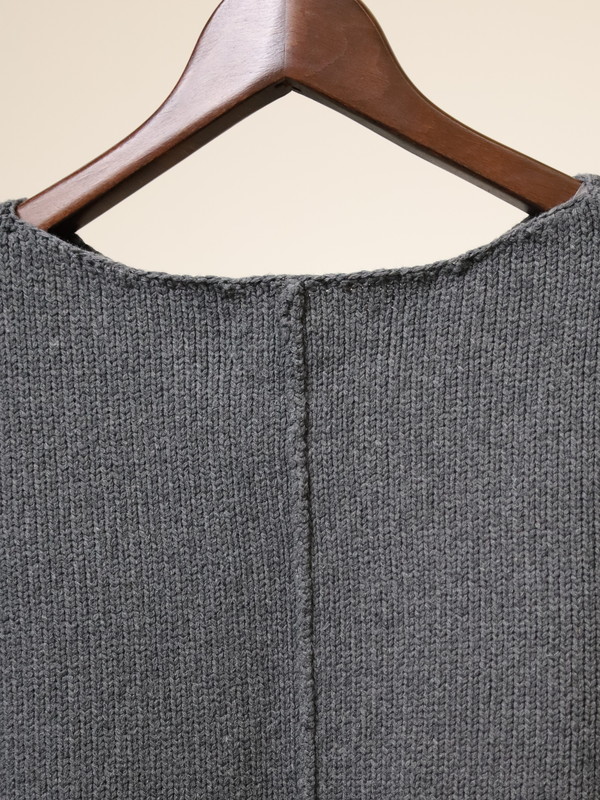 【VERSEAU】バイアスローゲージニット 