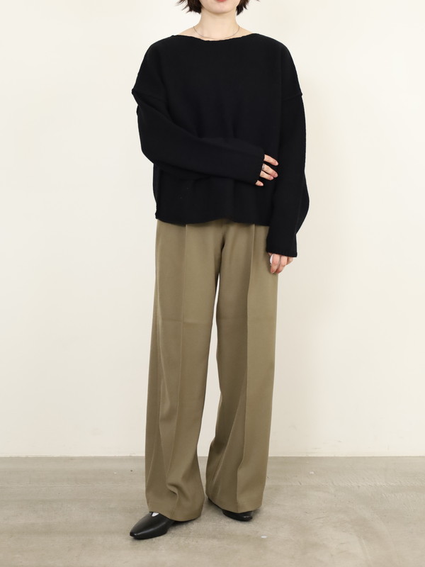 【VERSEAU】バイアスローゲージニット 